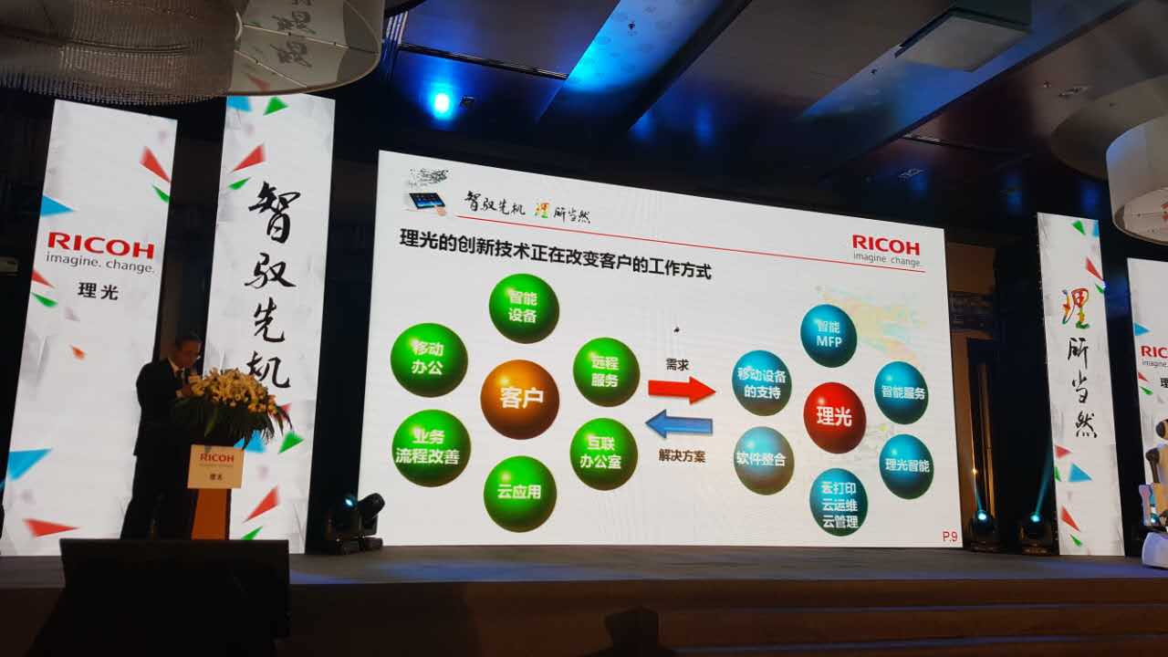 理光發布會現場