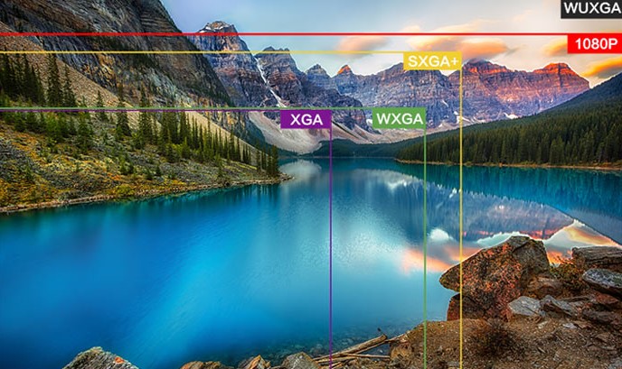 寬屏分辨率顯示，圖像畫質更清晰